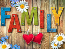 Carica l&#39;immagine nel visualizzatore della Galleria, Huacan Pittura Diamante 5D CASA Dolce Casa Quadrato Pieno/Rotondo Fiore Testo Ricamo Paesaggio Decorazione Murale Arte Diamante