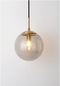 Lámpara de pared LED estilo nórdico bola de cristal lámpara de pared Retro Simple cabecera sala de estar pasillo escalera iluminación lámpara decorativa E14