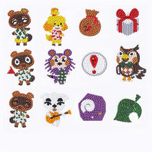 Carica l&#39;immagine nel visualizzatore della Galleria, Adesivi per pittura con diamanti Bambini 5D Fai da te Arte artigianale Pittura con animali e mondo marino con diamanti Dipingi con i numeri per bambini