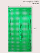 Carica l&#39;immagine nel visualizzatore della Galleria, Tenda per sfondo per feste, fondale con paillettes, decorazioni per matrimoni, baby shower, parete con paillettes, tenda per fondale glitterato, tenda in lamina di compleanno