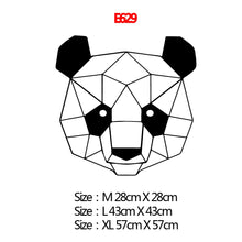 Загрузите изображение в программу просмотра галереи, Креативная Геометрия животного, настенная художественная наклейка, современные настенные наклейки для детской комнаты, виниловые наклейки для гостиной, компания, фреска