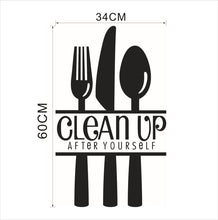 Load image into Gallery viewer, Kitchen Wall Stickers Vinyl Wall Decals for Kitchen English Quote Home Decor Art Decorative Stickers PVC Dining Room For Bar PVC