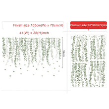 Load image into Gallery viewer, Nordic style Rattan Leaves Wall Stickers for Living room Bedroom Eco-friendly Vinyl Wall Decals Art Home Decor Stickers for Wall
