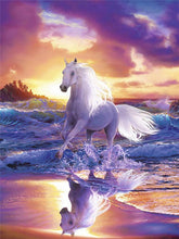 Load image into Gallery viewer, HUACAN Full Square/Round Drill Diamond Painting Kit Horse 5D DIY Diamond Embroidery Animal Needlework Home Decor