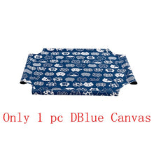 Cargar imagen en el visor de la galería, Cama elevada para gatos, hamacas para gatos, cama de lona de madera, cama de salón para gatos pequeños, conejos, gatos, perros, lona duradera, suministros para el hogar para mascotas