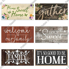 Load image into Gallery viewer, Putuo Decor Home Wooden Signs Family Wood Wall Plaque Wood Art Home Decor for Friendship Wooden Pendant Home Wall Decoration