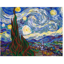 Cargar imagen en el visor de la galería, Cuadro de paisaje sin marco, pintura DIY por números, arte de pared moderno, lienzo, pintura acrílica para decoración del hogar, artes de 40x50cm