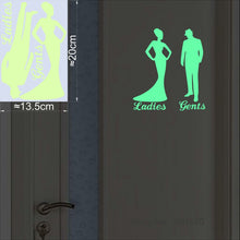 Load image into Gallery viewer, Bathroom Wall Stickers Toilet Home Decoration Removable Wall Decals for Toilet Sticker Decorative Paste Home Decor Glow in Dark