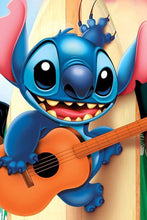Carica l&#39;immagine nel visualizzatore della Galleria, Disney 5D fai da te diamante ricamo cartone animato Lilo e Stitch immagine mosaico decorazioni per la casa trapano rotondo pittura diamante kit punto croce