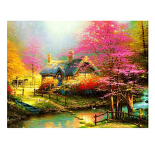 Carica l&#39;immagine nel visualizzatore della Galleria, Paesaggio cascata pittura diamante 5D nuovo prodotto strass ricamo diamante mosaico design completo punto croce decorazioni per la casa