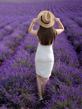 Load image into Gallery viewer, Huacan 5d Diamond Painting Girl New Arrivals Embroidery Lavender Mosaic Cross Stitch Flower Home Decor Diamond Art