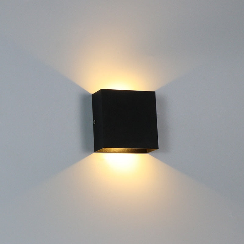 Lámpara de pared interior 6W/10W LED regulable luz de pared pasillo escalera decorar accesorio de iluminación dormitorio lámpara de noche de aluminio AC110V/220V