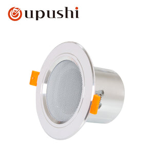 Настенный приемник Bluetooth 2,8-дюймовый настенный усилитель звука с 3-дюймовым водонепроницаемым потолочным динамиком для звуковой системы в ванной комнате