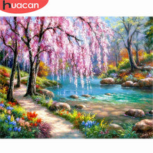 Load image into Gallery viewer, HUACAN Diamond Painting Landscape Diy Full Diamond Embroidery Scenery Mosaic Picture of Rhinestone Home Decor
