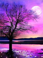 Carica l&#39;immagine nel visualizzatore della Galleria, HUACAN Full Square 5D Pittura Diamante DIY Sakura Albero Vulcano Diamante Ricamo Paesaggio Punto Croce Strass Mosaico