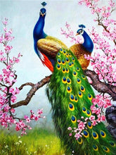 Load image into Gallery viewer, HUACAN Diamond Mosaic Sale Animals Diamond Painting New Square/Round Peacocks Hobby And Handicraft Pictures With Rhinestones