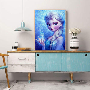 Kit de pintura de diamantes de Disney princesa de dibujos animados 5D DIY cuadro de mosaico artesanías arte Hobby bordado de diamantes punto de cruz decoración del hogar
