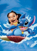 Carica l&#39;immagine nel visualizzatore della Galleria, Disney 5D fai da te diamante ricamo cartone animato Lilo e Stitch immagine mosaico decorazioni per la casa trapano rotondo pittura diamante kit punto croce