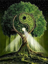 Carica l&#39;immagine nel visualizzatore della Galleria, HUACAN Full Square 5D Pittura Diamante DIY Sakura Albero Vulcano Diamante Ricamo Paesaggio Punto Croce Strass Mosaico