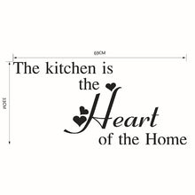 Load image into Gallery viewer, Kitchen Wall Stickers Vinyl Wall Decals for Kitchen English Quote Home Decor Art Decorative Stickers PVC Dining Room For Bar PVC