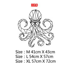Загрузите изображение в программу просмотра галереи, Креативная Геометрия животного, настенная художественная наклейка, современные настенные наклейки для детской комнаты, виниловые наклейки для гостиной, компания, фреска