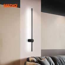 Carica l&#39;immagine nel visualizzatore della Galleria, Lampada da parete a led Lampada da parete lunga moderna per la camera da letto di casa Soggiorno Apparecchio di illuminazione per applique da parete con divano montato in superficie