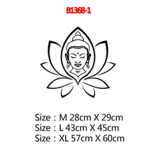 Carica l&#39;immagine nel visualizzatore della Galleria, Nuovi adesivi murali in vinile di arte del Buddha carta da parati per soggiorno adesivi murali religiosi decorativi per la casa adesivo murale decorazione della parete