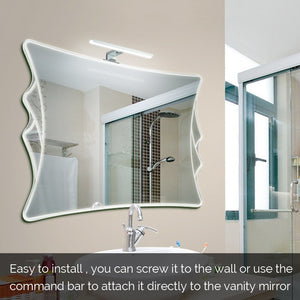 Mirror Light LED Wall Light Bathroom Cabinet Light 6000K Makeup Mirror Lights Waterproof LED Vanity Lights Wall Lamp for Mirror