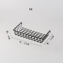 Load image into Gallery viewer, Ins Home Wall Decoration Iron Grid Decor Frame Hanging Rack Wall Display Art Storage Box Basket Mesh Shelf Rack Holder Organizer