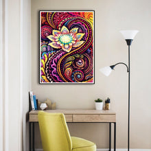 Cargar imagen en el visor de la galería, EverShine, pintura de diamantes, Mandala, Kits de punto de cruz, bordado de diamantes, flor, taladro completo, imagen cuadrada, arte de pared de diamantes de imitación