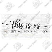 Carica l&#39;immagine nel visualizzatore della Galleria, Putuo Decor Speranza Targhe in legno Amicizia Targa da parete in legno Targa shabby chic per ciondolo in legno Decorazione della casa Regali di famiglia