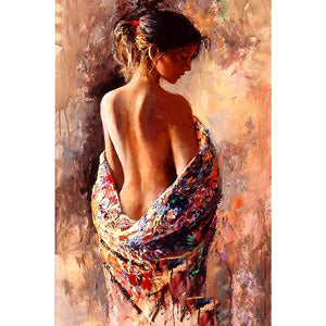 Full Square/Round Drill 5D DIY Diamond Painting "Woman back" Embroidery Cross Stitch 3D Home Decor