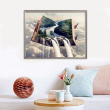 Load image into Gallery viewer, Diamond Painting Book Waterfall Scenery Full Square Daimond Mosaic Cross Stitch Home Decor Diamond Embroidery Landscape