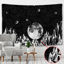 Carica l&#39;immagine nel visualizzatore della Galleria, India Mandala Arazzo Appeso a Parete Sole Luna Tarocchi Arazzo da Parete Tappeto da Parete Psichedelico Tapiz Stregoneria Arazzi di Stoffa da Parete