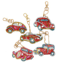 Cargar imagen en el visor de la galería, Llavero con pintura de diamantes 5D DIY, colgante de bordado de diamantes de imitación, Kits de manualidades DIY, pintura de diamantes, llavero de punto de cruz, accesorios