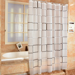 Badezimmer-Duschvorhang, 3D, wasserdicht, schimmelfest, PEVA, Badvorhang, Duschvorhang, umweltfreundlich, Toilettentürvorhang