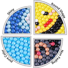 Carica l&#39;immagine nel visualizzatore della Galleria, Adesivi per pittura con diamanti Bambini 5D Fai da te Arte artigianale Pittura con animali e mondo marino con diamanti Dipingi con i numeri per bambini