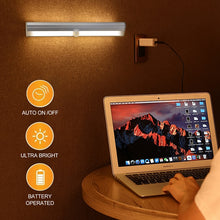 Load image into Gallery viewer, Motion Sensor Wireless LED Night Lights Bedroom Decor Light Detector Wall Decorative Lamp Staircase Closet Room Aisle Lighting