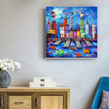 Load image into Gallery viewer, HUACAN 5d Diamond Painting Building Full Square Diamond Mosaic Scenic Diamond Embroidery Rhinestones Picture New Arrival