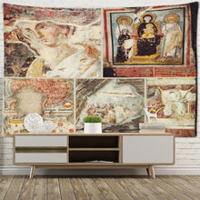 Carica l&#39;immagine nel visualizzatore della Galleria, Imperium Romanum Immagine Arazzo Re Giustiniano dinastia Retro Panno da parete Arazzi Boho Home Decor Wall Art Murale Macrame