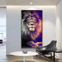Carica l&#39;immagine nel visualizzatore della Galleria, Moderna testa di leone africano Wall Art Canvas Poster e stampe Animali Art Dipinti su tela sulle immagini a parete Home Decor Cuadros