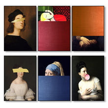 Load image into Gallery viewer, World Famous Painting Wall Art Fantasy Canvas Posters and Prints Figure Creative Wall Picture for Living Room Decoration