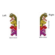 Load image into Gallery viewer, Removable Cartoon Dinosaur Wall Stickers for Door Decor Kids room Nursery Vinyl Wall Decals Art Wall Murals Home Decoration