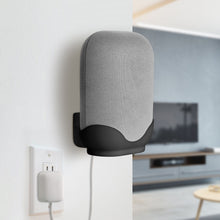 Carica l&#39;immagine nel visualizzatore della Galleria, Staffa per cavo con supporto per montaggio a parete con presa per Google Nest Audio Assistente vocale Plug in Cucina Camera da letto Bagno Supporto audio