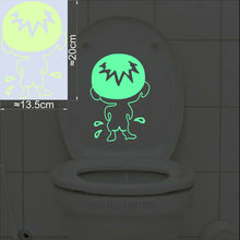 Load image into Gallery viewer, Bathroom Wall Stickers Toilet Home Decoration Removable Wall Decals for Toilet Sticker Decorative Paste Home Decor Glow in Dark