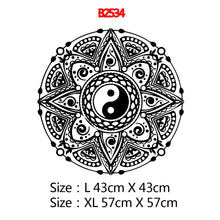 Load image into Gallery viewer, Indian Yoga Mandala Wall Sticker Pvc Wall Art Stickers Modern Fashion Wallsticker For Bedroom Decoration Wall Art Sticker Murals