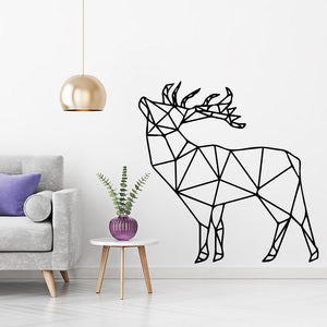 Creative Geometry of the animal Wall Art Sticker Modern Wall Decals For Kids Room Vinyl Stickers Living Room Company Mural