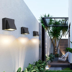 IP65 светодиодный уличный водонепроницаемый настенный светильник 5 Вт 10 Вт современный простой настенный светильник для крыльца, садовых ворот, патио, балкона