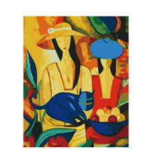 Cargar imagen en el visor de la galería, Cuadro de paisaje sin marco, pintura DIY por números, arte de pared moderno, lienzo, pintura acrílica para decoración del hogar, artes de 40x50cm