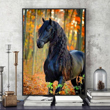 Load image into Gallery viewer, HUACAN Full Square/Round Drill Diamond Painting Kit Horse 5D DIY Diamond Embroidery Animal Needlework Home Decor